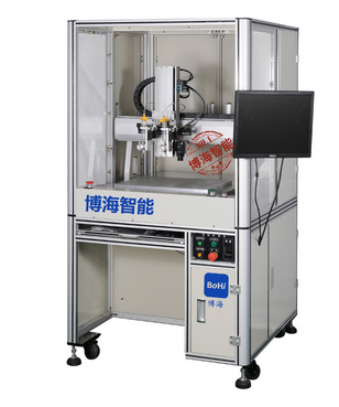 熱熔膠自動(dòng)點(diǎn)膠機(jī)噴膠呈波浪形怎么辦？